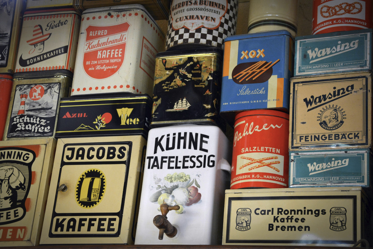 Kaffee Dosen 50er Jahre