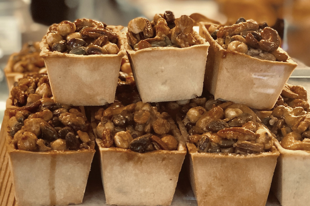 Kaffee-gewürzte Nüsse