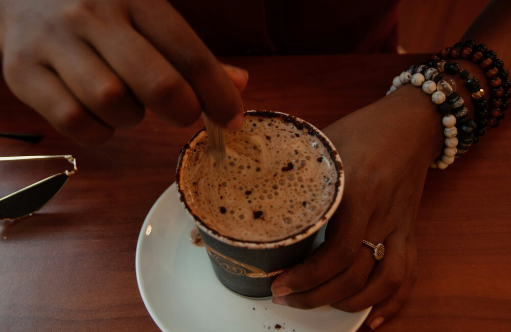 Nairobi Kaffee trinken
