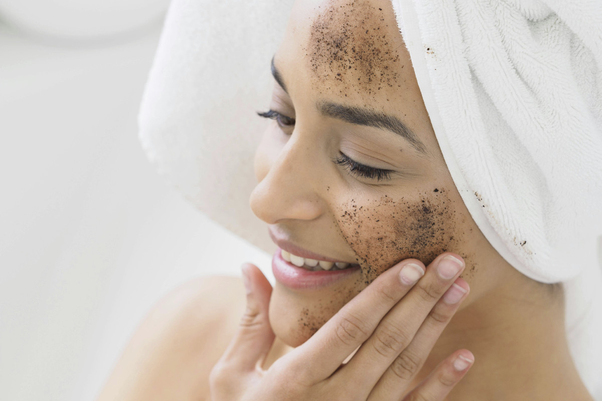 Kaffee Gesichtspeeling