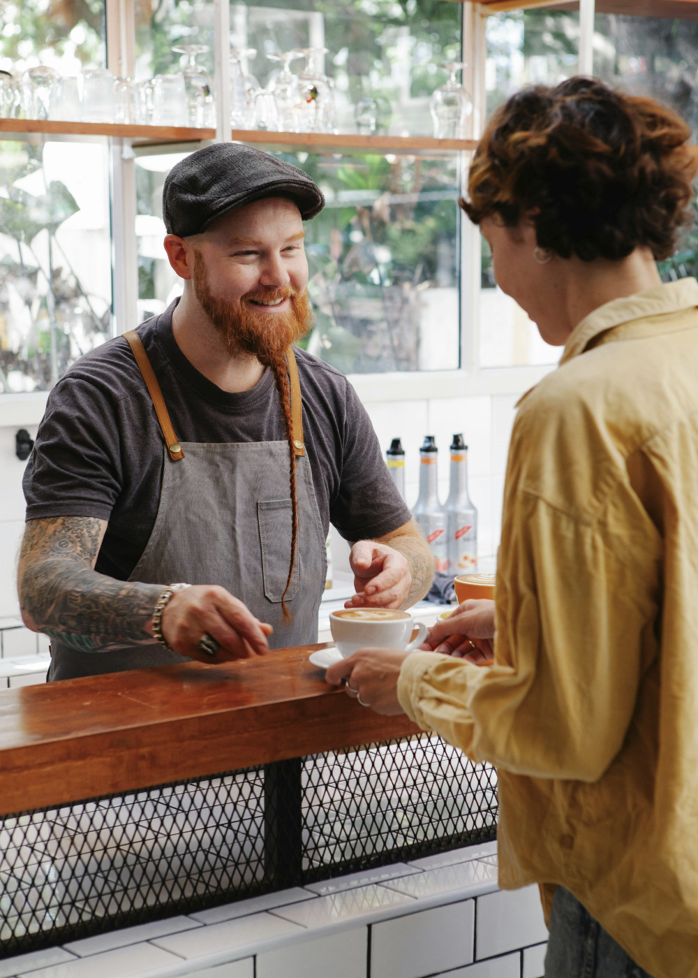 Tasse Kaffee in einem Cafe